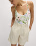 Marks & Spencer "Tummy Control Palm Print Plunge Swimsuit"